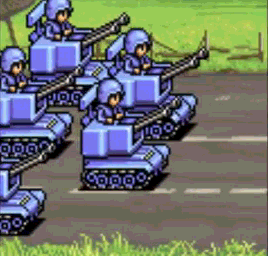 Advance Wars Blue Moon Anti-Air unit