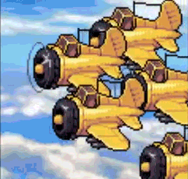Advance Wars 2 Yellow Comet planes